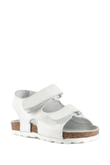 9504 Ch-Kifidis Çocuk Sandalet 21-26 Beyaz / White