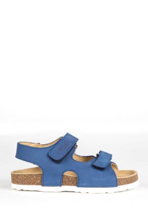 9504 Ch-Kifidis Çocuk Sandalet 31-35 Nubuk Mavi / Nubuck Blue