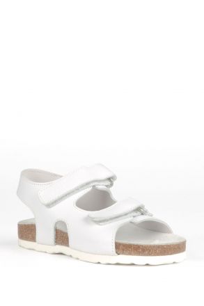 9504 Ch-Kifidis Çocuk Sandalet 31-35 Beyaz / White