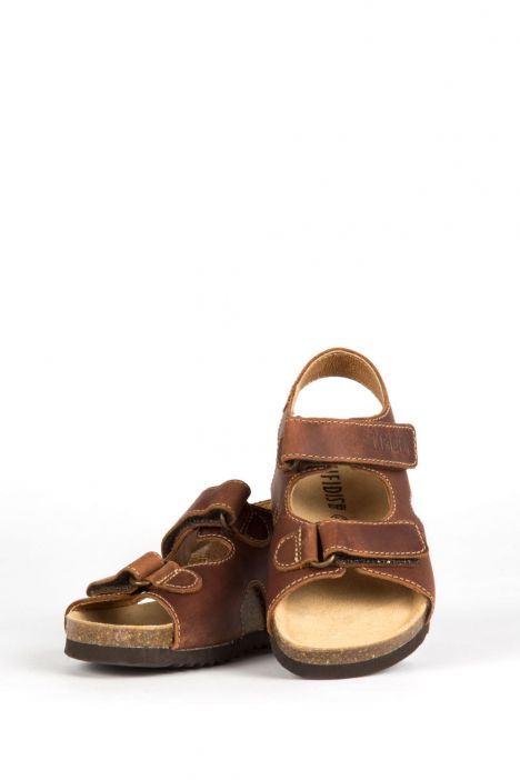 9504 Ch-Kifidis Çocuk Sandalet 31-35 Kahverengi / Brown