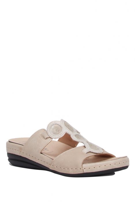 9507 Riposella Kadın Terlik 35-41 - BT Bej / Beige