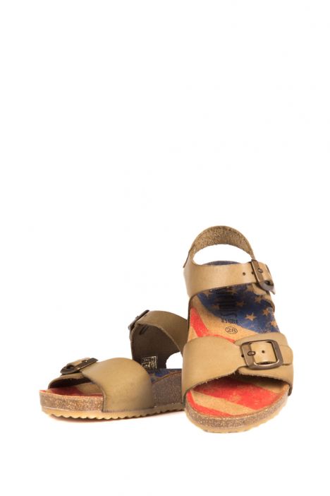 9750 Ch-Kifidis Çocuk Sandalet 23-30 Yeşil / Olive