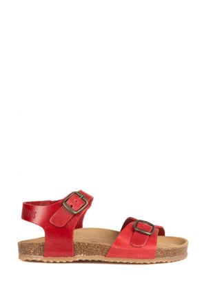 9750 Ch-Kifidis Çocuk Sandalet 23-30 Kırmızı / Red
