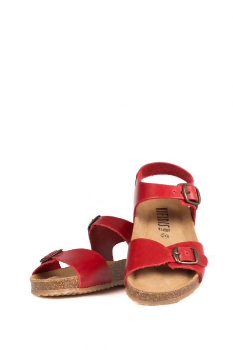 9750 Ch-Kifidis Çocuk Sandalet 23-30 Kırmızı / Red