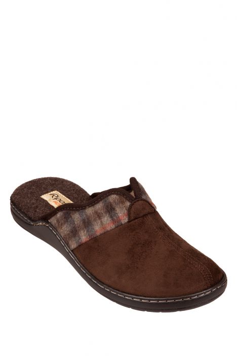 9904 Riposella Erkek Terlik 39-46 Kahverengi / Testamoro