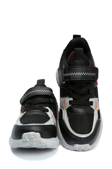 A020 Kifidis Active Erkek Çocuk Spor Ayakkabı 26-35 Siyah-Black