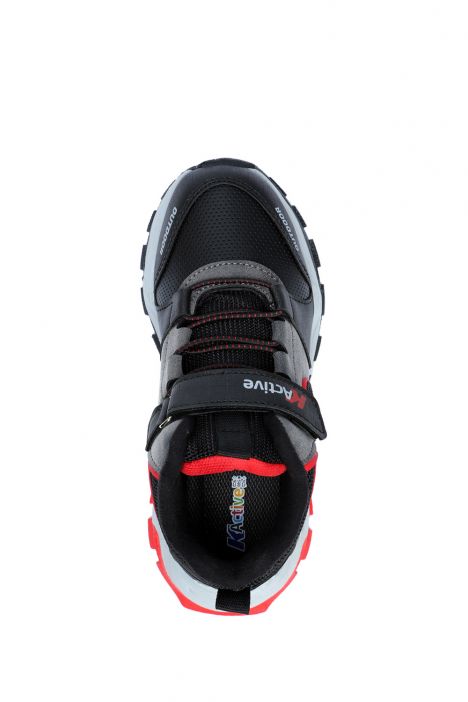 A022 Kifidis Active Unisex Çocuk Bot 26-35 Siyah-Gri / Black-Grey