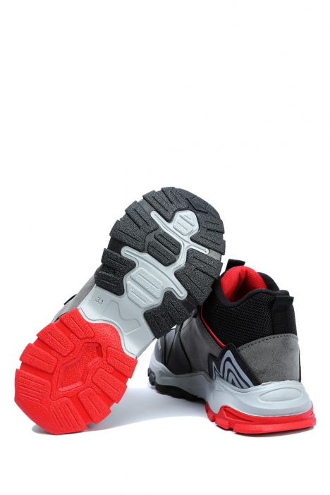 A022 Kifidis Active Unisex Çocuk Bot 26-35 Siyah-Gri / Black-Grey