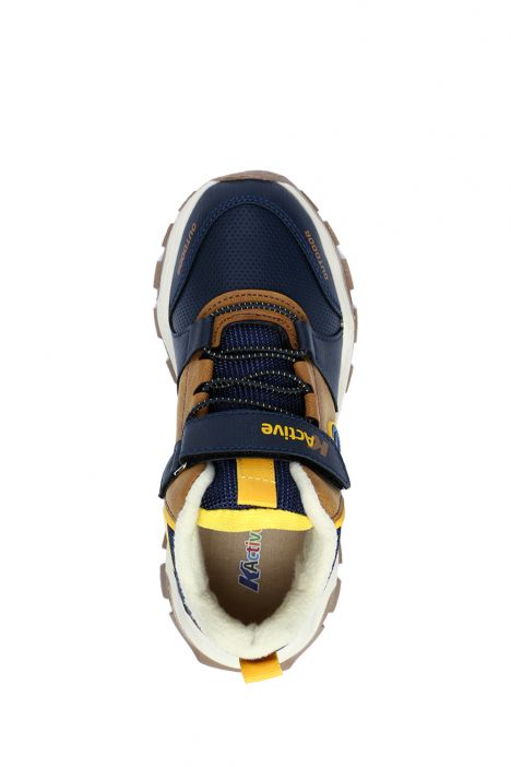 A022 Kifidis Active Unisex Çocuk Bot 26-35 Lacivert-Kahve / Navy-Brown
