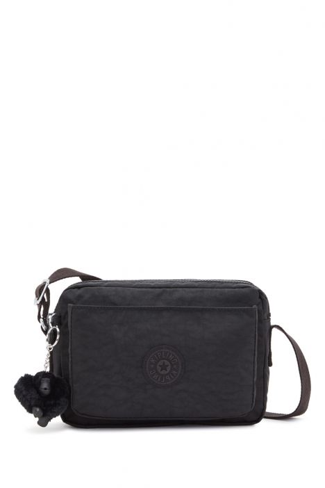 Kipling ABANU M Orta Boy Omuz Çantası 17x24x9 cm Black Noir