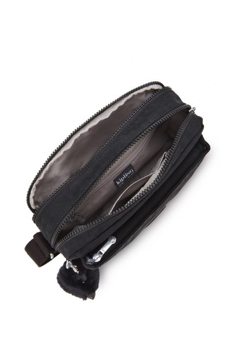 Kipling ABANU M Orta Boy Omuz Çantası 17x24x9 cm Black Noir