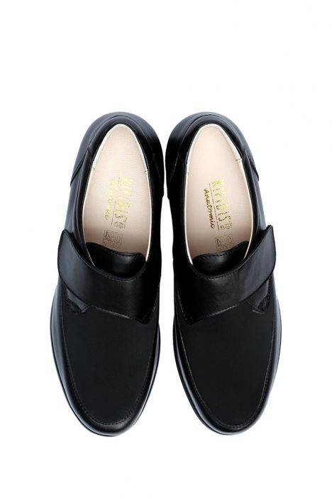 AC582601 Kifidis Anatomik Kadın Deri Ayakkabı 35-41 1065 Siyah/Black Stretch