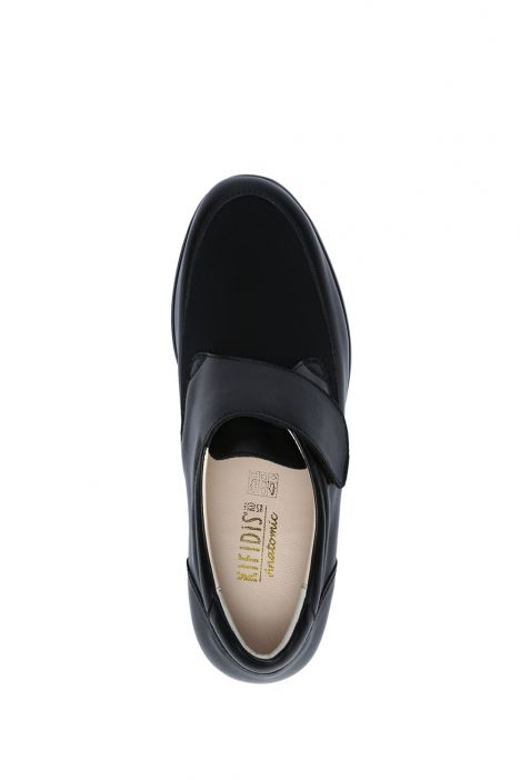 AC582601 Kifidis Anatomik Kadın Deri Ayakkabı 35-41 1065 Siyah/Black Stretch