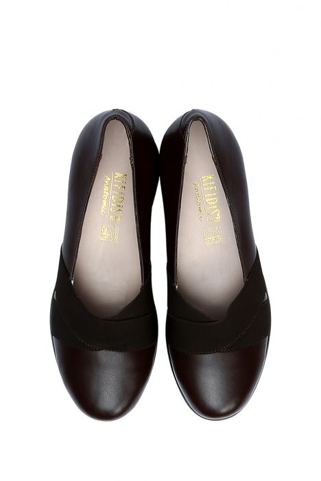 AC582602 Kifidis Anatomik Kadın Deri Ayakkabı 35-41 1066 Kahve/Brown
