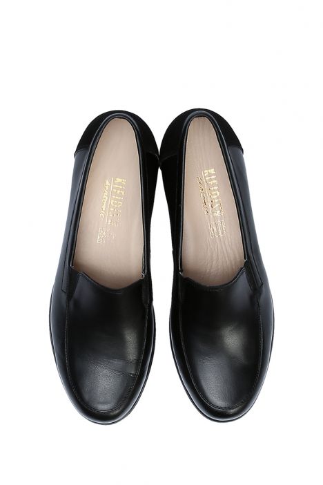 AC582603 Kifidis Anatomik Kadın Deri Ayakkabı 35-41 1065 Siyah/Black Stretch