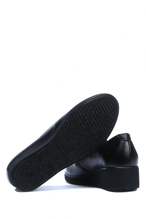 AC582603L Kifidis Anatomik Kadın Deri Ayakkabı 35-41 9143 Siyah/Black