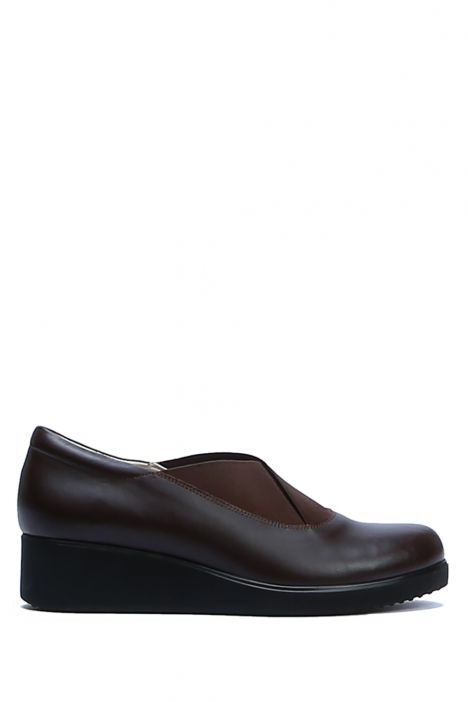 AC582604 Kifidis Anatomik Kadın Deri Ayakkabı 35-41 1066 Kahve/Brown