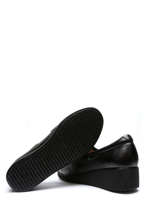 AC582605 Kifidis Anatomik Kadın Deri Ayakkabı 35-41 6249 Siyah Nubuk/Black Nubuck