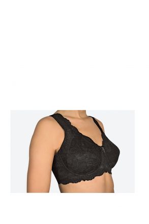AR 020 V-Daisy Mastectomy Bra Life Siyah / Black