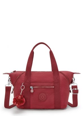 Kipling ART MINI Küçük Boy Omuz Çantası 20x38x18,5 cm Funky Red