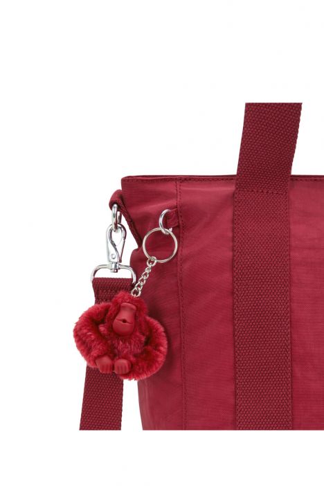 Kipling ASSENI S Küçük Boy Omuz Çantası 28x40x14 cm Funky Red
