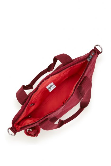 Kipling ASSENI S Küçük Boy Omuz Çantası 28x40x14 cm Funky Red
