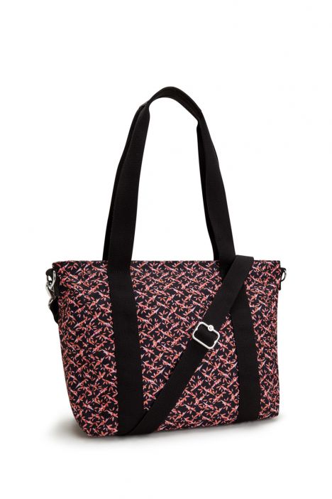 Kipling ASSENI S Küçük Boy Omuz Çantası 28x40x14 cm Dancing Bouquet