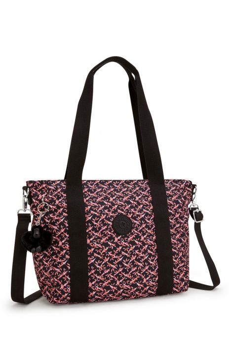 Kipling ASSENI S Küçük Boy Omuz Çantası 28x40x14 cm Dancing Bouquet