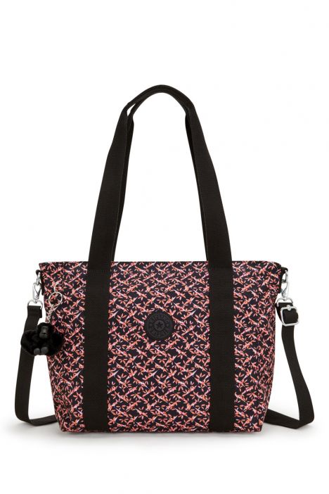 Kipling ASSENI S Küçük Boy Omuz Çantası 28x40x14 cm Dancing Bouquet