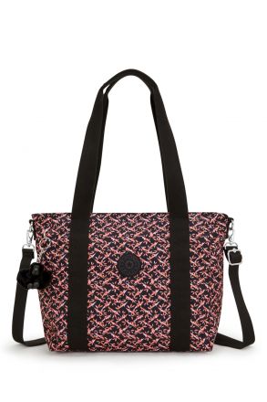 Kipling ASSENI S Küçük Boy Omuz Çantası 28x40x14 cm Dancing Bouquet