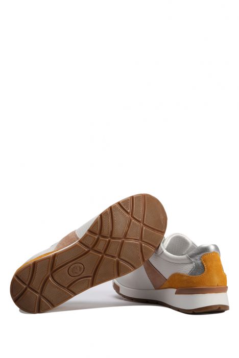 Alim 01 Ac- Kifidis Kadın Anatomik Deri Spor Ayakkabı 35-40 Beyaz/White 5099/Tokio 1/1063/080