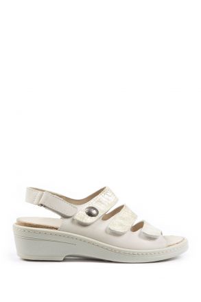 Alischa 01 Ac-Kifidis Kadın Sandalet 35-42 Beyaz / White