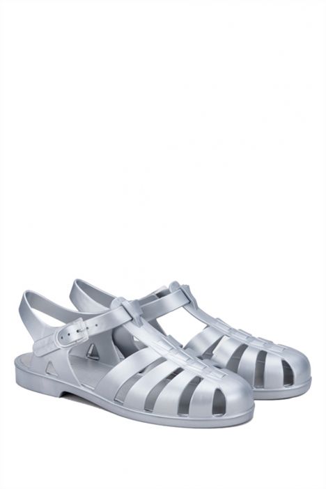 BB340 Igor Biarritz Metal Kadın Sandalet 36-41 Gümüş-201 Plata