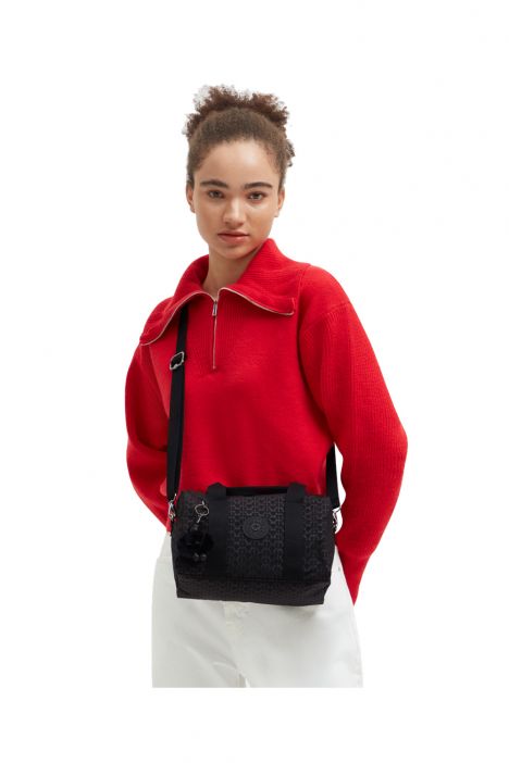 Kipling BINA M Orta Boy Omuz Çantası 17x27x14 cm Signature Emb