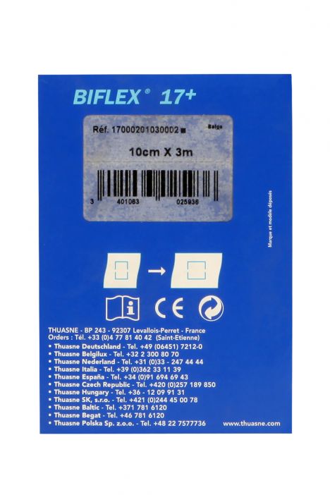Biflex Thuasne 17+ 10cm x 3m Çift Yönlü Varis Bandajı STD