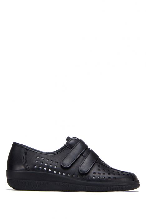 Bulina Ac-Kifidis Kadın Anatomik Deri Ayakkabı 35-42 Siyah/Black 738