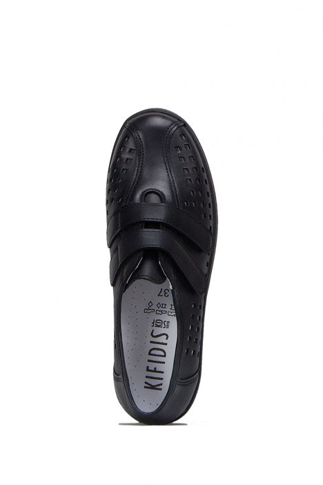 Bulina Ac-Kifidis Kadın Anatomik Deri Ayakkabı 35-42 Siyah/Black 738