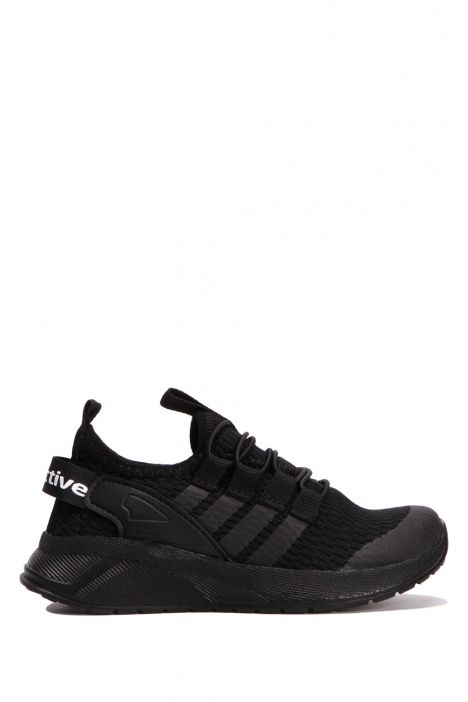 C225 Kifidis Active Unisex Çocuk Spor Ayakkabı 26-35 Siyah-Black