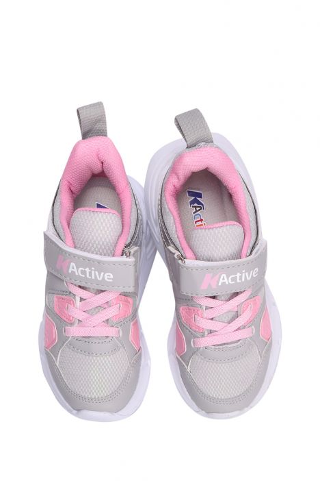 C327 Kifidis Active Unisex Çocuk Spor Ayakkabı 26-35 Pembe-Pink
