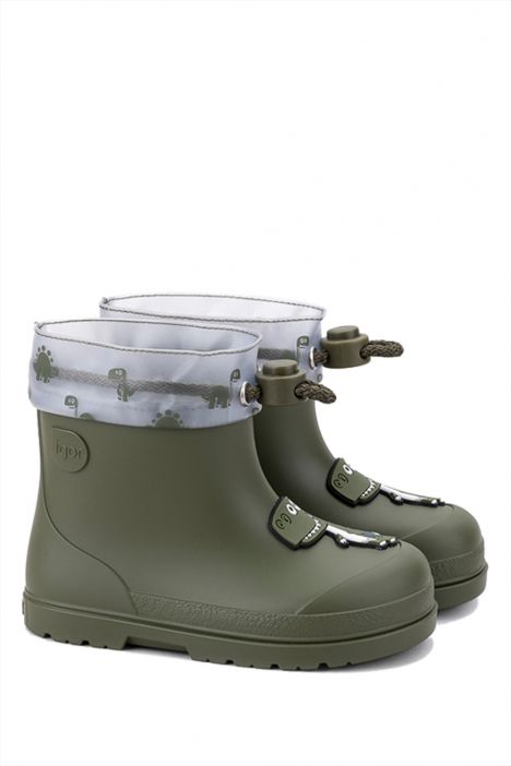 CC336 Igor Mendi Dino Borreguito Erkek Çocuk Yağmur Çizmesi 22-28 Haki/042 Kaki