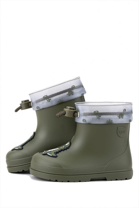 CC336 Igor Mendi Dino Borreguito Erkek Çocuk Yağmur Çizmesi 22-28 Haki/042 Kaki