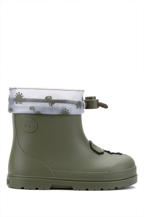 CC336 Igor Mendi Dino Borreguito Erkek Çocuk Yağmur Çizmesi 22-28 Haki/042 Kaki