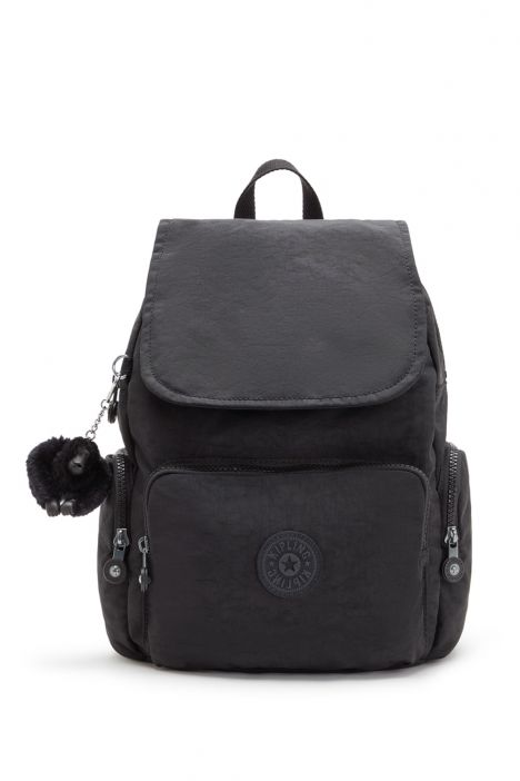 Kipling CITY ZIP MINI Küçük Boy Sırt Çantası 29x27x14 cm Black Noir