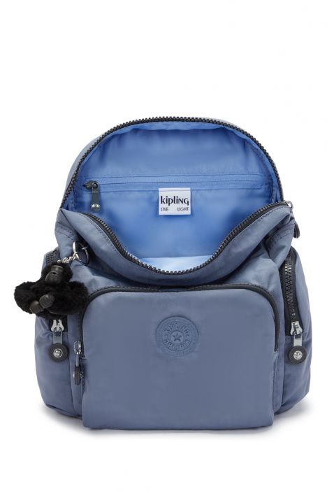 Kipling CITY ZIP MINI Küçük Boy Sırt Çantası 29x27x14 cm Blue Lover