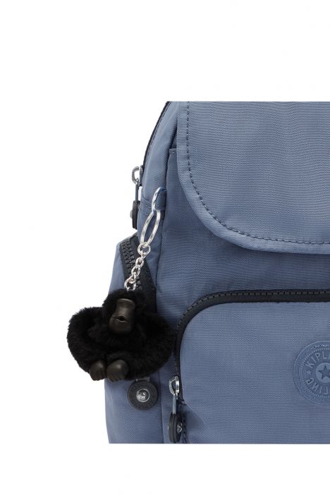 Kipling CITY ZIP MINI Küçük Boy Sırt Çantası 29x27x14 cm Blue Lover