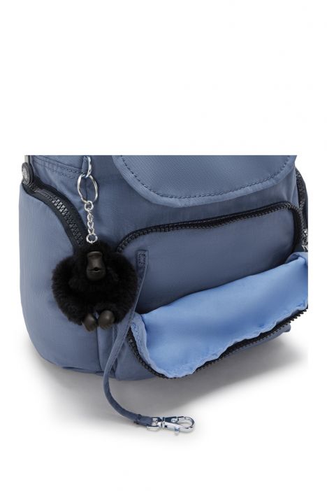 Kipling CITY ZIP MINI Küçük Boy Sırt Çantası 29x27x14 cm Blue Lover