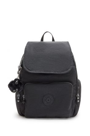 Kipling CITY ZIP S Küçük Boy Sırt Çantası 33.5x27x19 cm Black Noir
