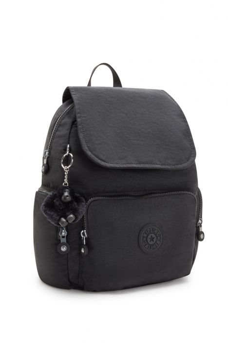 Kipling CITY ZIP S Küçük Boy Sırt Çantası 33.5x27x19 cm Black Noir