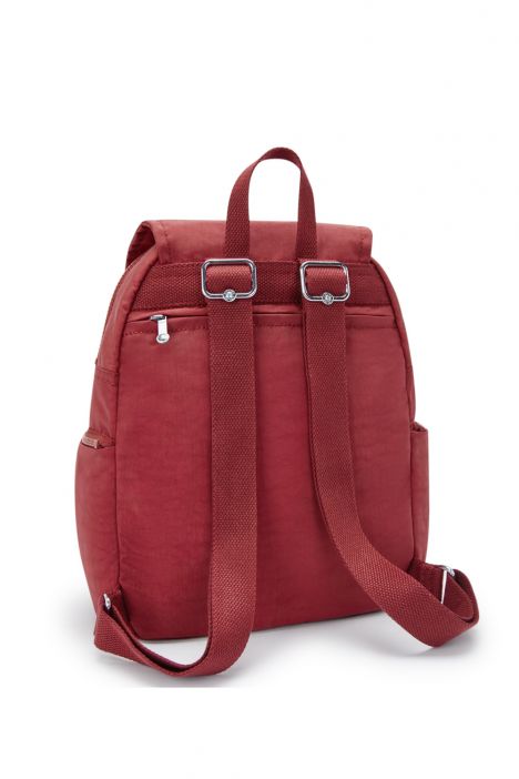 Kipling CITY ZIP S Küçük Boy Sırt Çantası 33.5x27x19 cm Funky Red