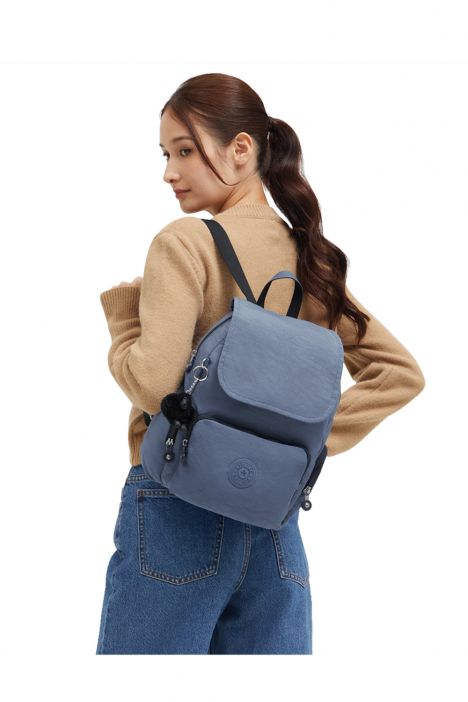 Kipling CITY ZIP S Küçük Boy Sırt Çantası 33.5x27x19 cm Blue Lover